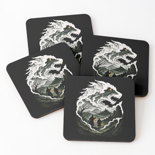 Item preview, Sherlock Holmes Hound of the Baskervilles Papercut Silhouette Art designed and sold by Fenay Designs.