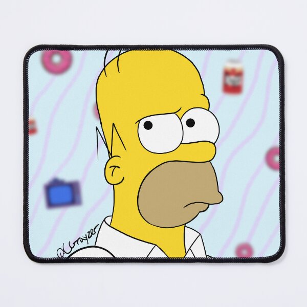 Item preview, Homer's Thoughts [Flat] designed and sold by CGrayzer-Art.