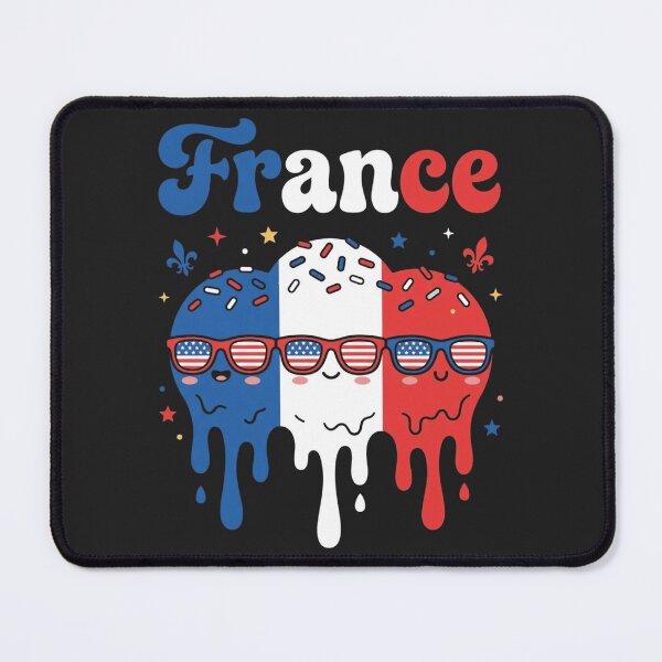Item preview, Team France Patriotic Ice Cream Flag designed and sold by legendaryskins.