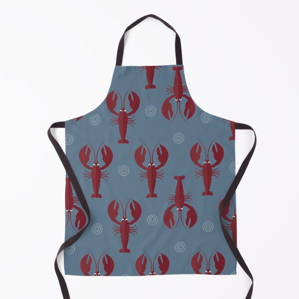 Item preview, Lobsters on blue designed and sold by reneesillus.