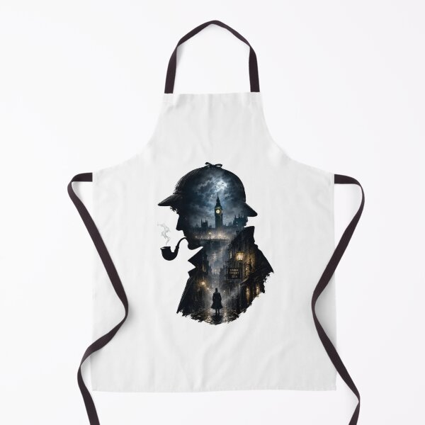 Item preview, Sherlock Holmes Baker Street 221B London Double Exposure Art designed and sold by Fenay Designs.