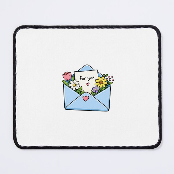 Item preview, Cute Floral Love Letter Sticker | Kawaii Envelope With Flowers designed and sold by Ricomin.