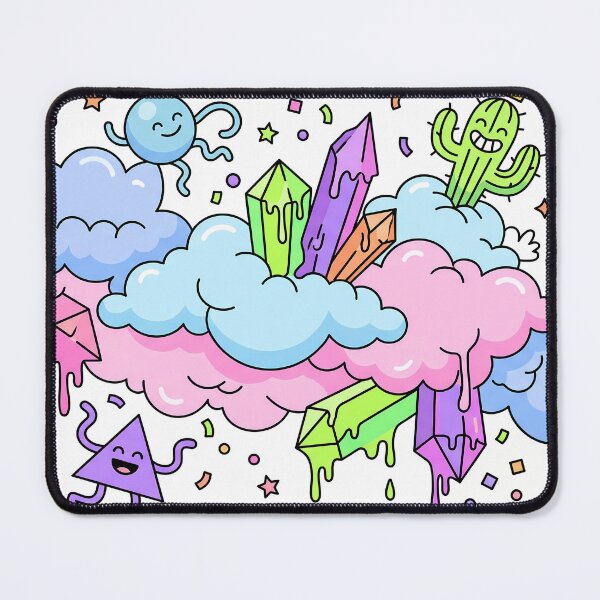 Item preview, Cute Kawaii Tea Time Dreamland Picnic Art designed and sold by ART ATTACK ZONE.