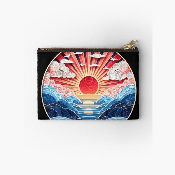 Item preview, Papercraft Contrast Wave Sunset designed and sold by Catobix.