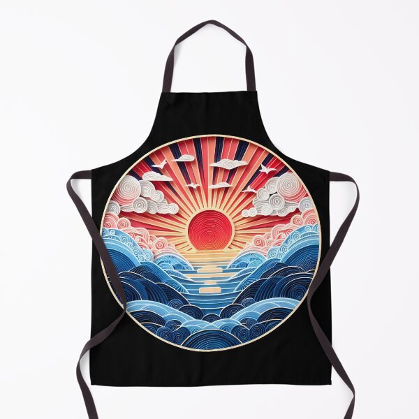 Item preview, Papercraft Contrast Wave Sunset designed and sold by Catobix.