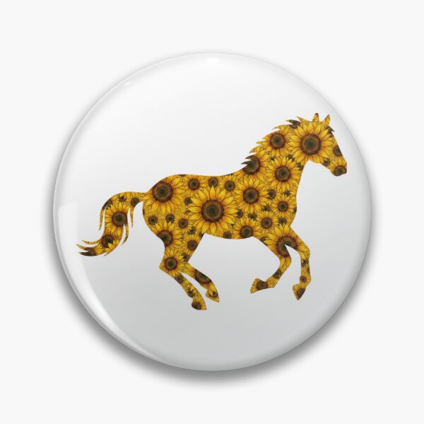 Item preview, Stallion with Blooming Sunflowers designed and sold by OTSC.
