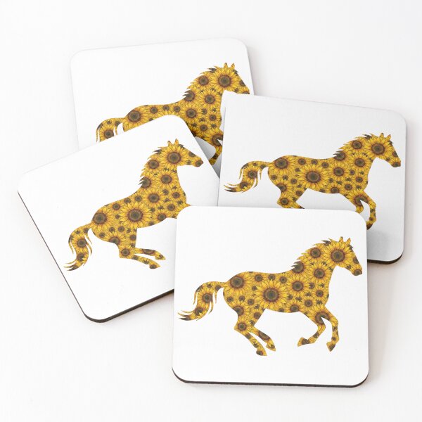 Item preview, Stallion with Blooming Sunflowers designed and sold by OTSC.