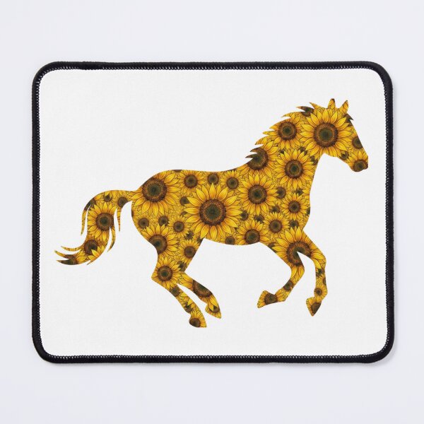 Item preview, Stallion with Blooming Sunflowers designed and sold by OTSC.