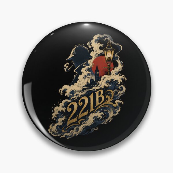 Item preview, Sherlock Holmes 221B Baker Street London Wave Profile Art designed and sold by Fenay Designs.