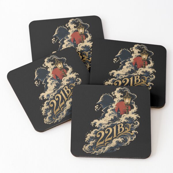Item preview, Sherlock Holmes 221B Baker Street London Wave Profile Art designed and sold by Fenay Designs.