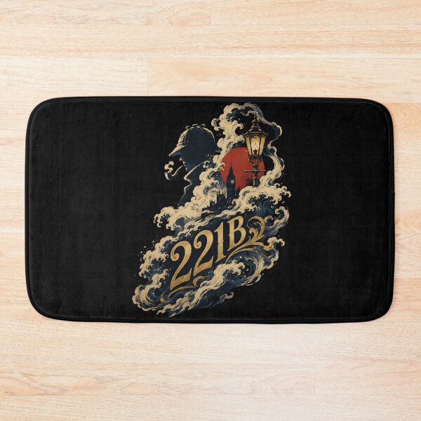 Item preview, Sherlock Holmes 221B Baker Street London Wave Profile Art designed and sold by Fenay Designs.