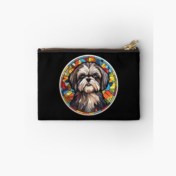 Item preview, Shih Tzu Dog Stained Glass Leadlight Artistic Design Mom Dad designed and sold by rafaeltto.