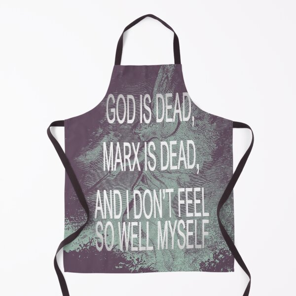 Item preview, "God is dead, Marx is dead and I don't feel so well myself" on Gustave Doré designed and sold by Luowl.