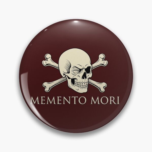Item preview, Badass Winking Skull - Illustrated Memento Mori Skull designed and sold by 63Hotpeppers.