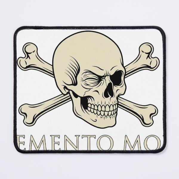 Item preview, Badass Winking Skull - Illustrated Memento Mori Skull designed and sold by 63Hotpeppers.