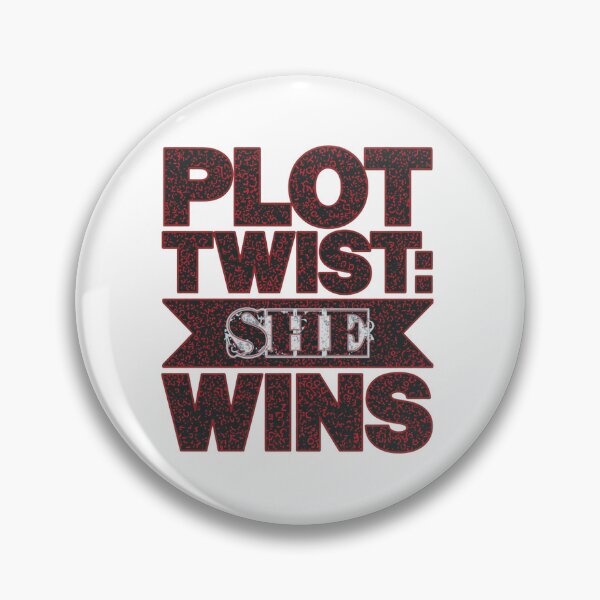 Item preview, Plot Twist She Wins Bold Feminist Typography. Empowering Women's Quote. Modern Confidence Statement Design designed and sold by Aarvya Fashion Club ( A.F.C ).