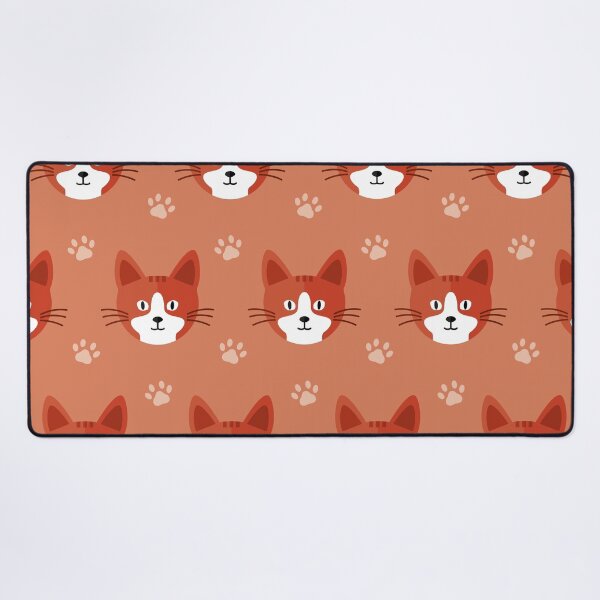 Item preview, Cat heads on red designed and sold by reneesillus.