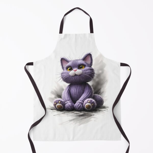 Item preview, Purple Yarn Kitten designed and sold by cuprum.