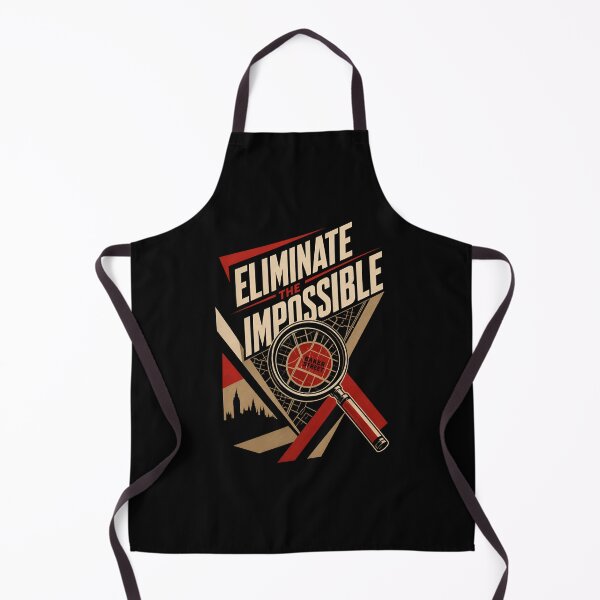 Item preview, Sherlock Holmes Eliminate the Impossible Baker Street Quote Art designed and sold by Fenay Designs.