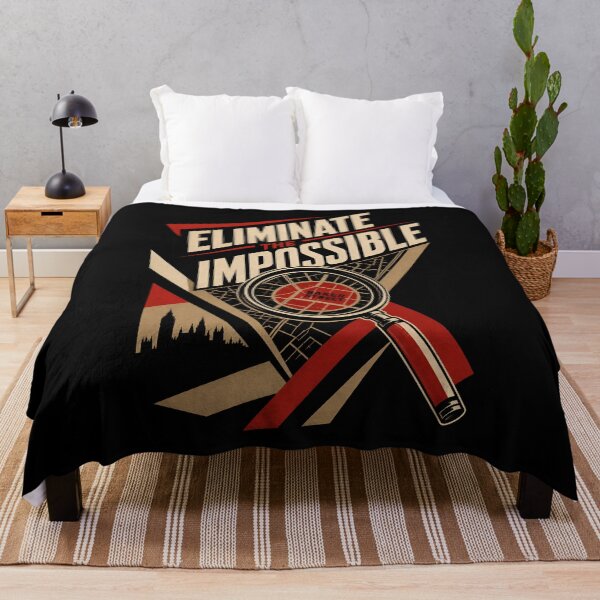 Item preview, Sherlock Holmes Eliminate the Impossible Baker Street Quote Art designed and sold by Fenay Designs.