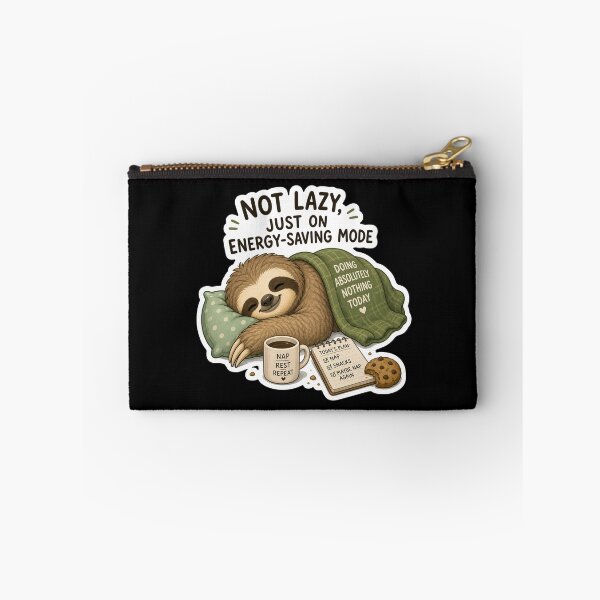 Item preview, Not Lazy, Just On Energy-Saving Mode – Cozy Sloth designed and sold by PatternFly.
