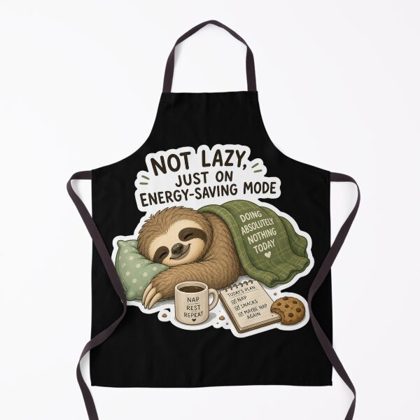 Item preview, Not Lazy, Just On Energy-Saving Mode – Cozy Sloth designed and sold by PatternFly.