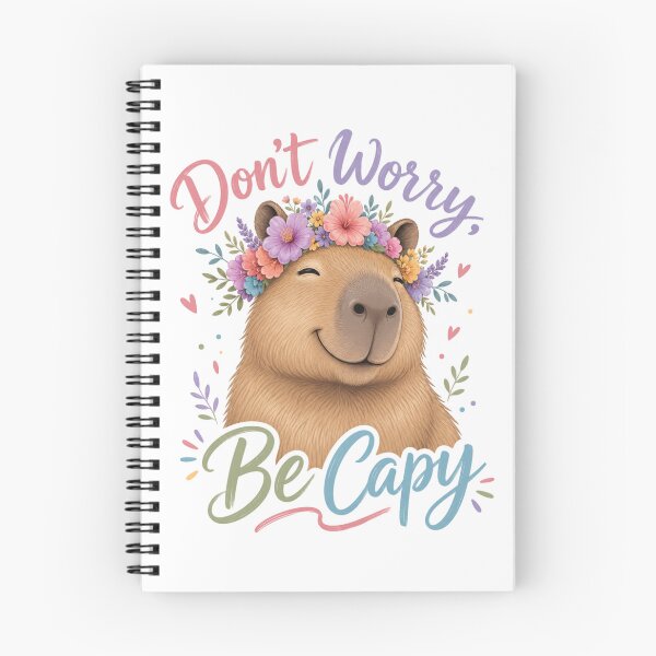 Item preview, Don't Worry Be Capy designed and sold by tori-isCreating.