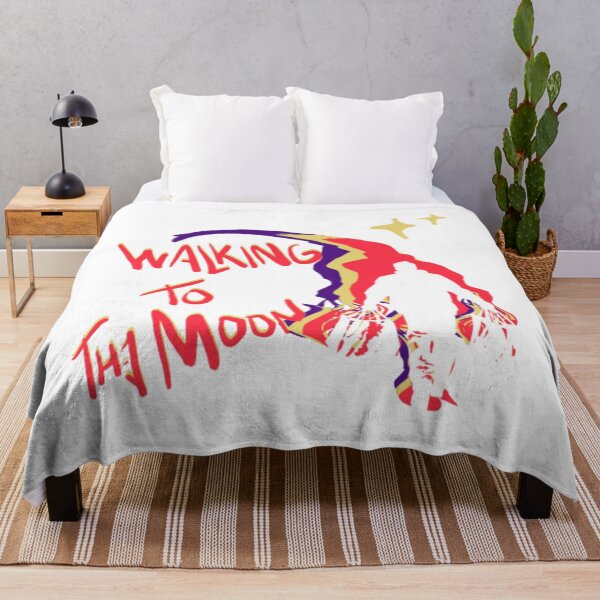 Item preview, Walking To The Moon Silhouette Art designed and sold by milmckayStudio.