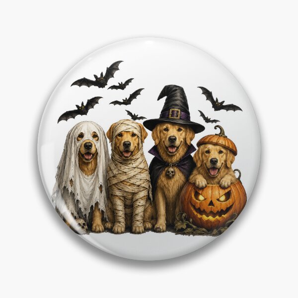 Item preview, Cute Golden Retriever Halloween Costume Squad | Funny Spooky Dog Shirt designed and sold by HectorStore11.