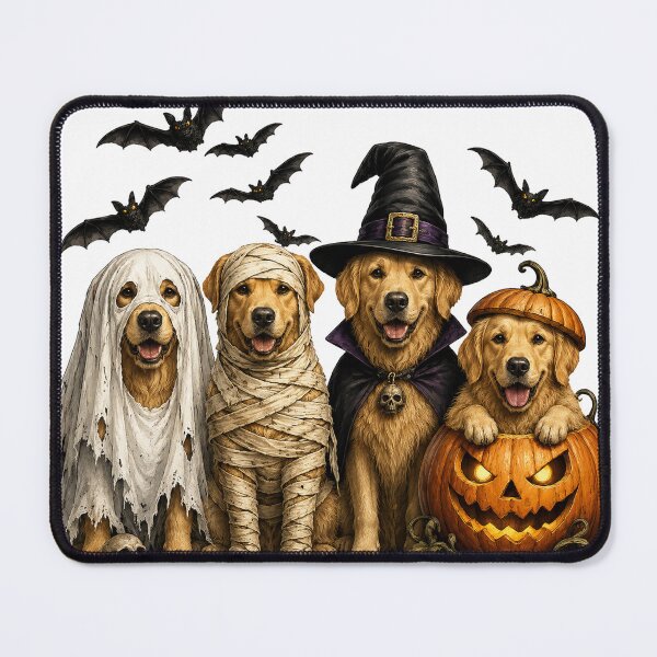 Item preview, Cute Golden Retriever Halloween Costume Squad | Funny Spooky Dog Shirt designed and sold by HectorStore11.