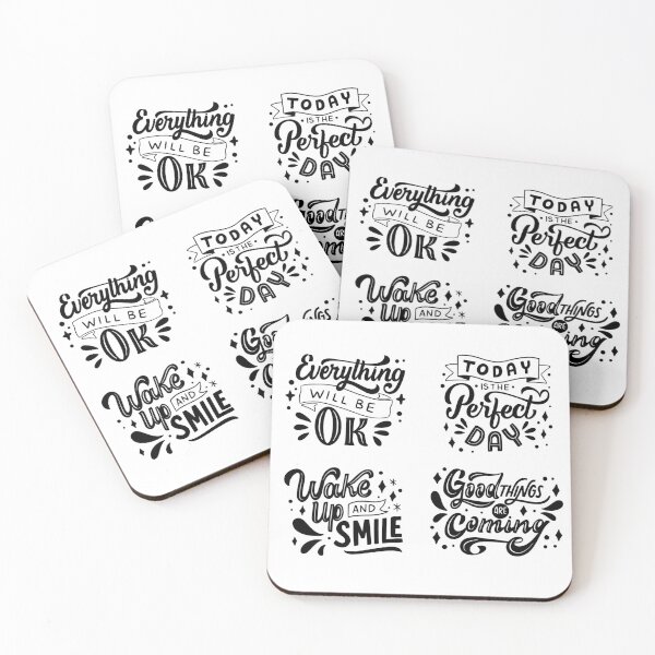 Item preview, Motivational Quote Sticker Pack | Positive Affirmation Typography | Inspirational Vinyl Stickers designed and sold by SLAYTHESPACE.