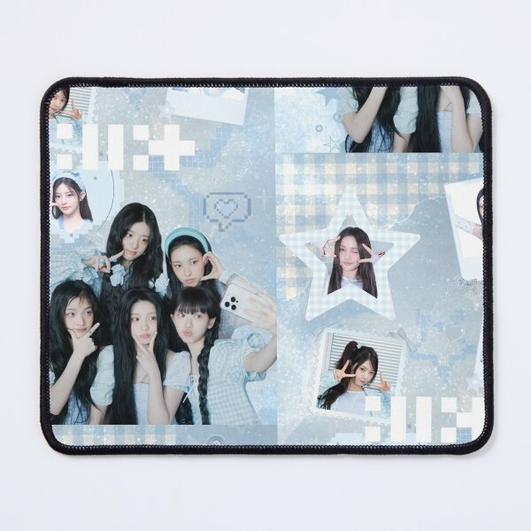 Item preview, ILLIT Blue Aesthetic Collage | Dreamy K-Pop collage Design designed and sold by KryaArts27.