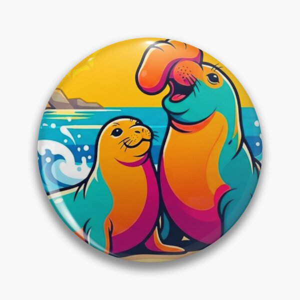 Item preview, Elephant seals  Neil the seal #2 designed and sold by Helios Be. Lavsh.
