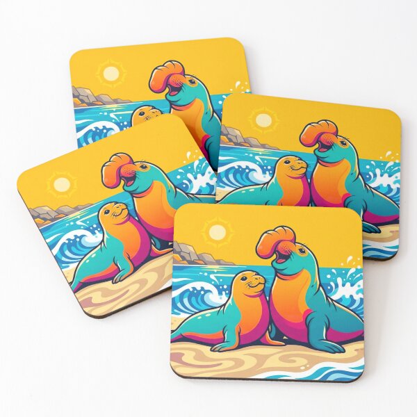 Item preview, Elephant seals  Neil the seal #2 designed and sold by Helios Be. Lavsh.
