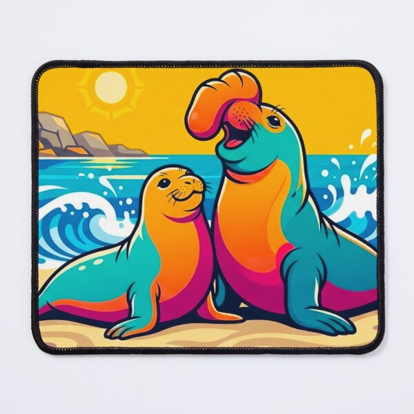 Item preview, Elephant seals  Neil the seal #2 designed and sold by Helios Be. Lavsh.
