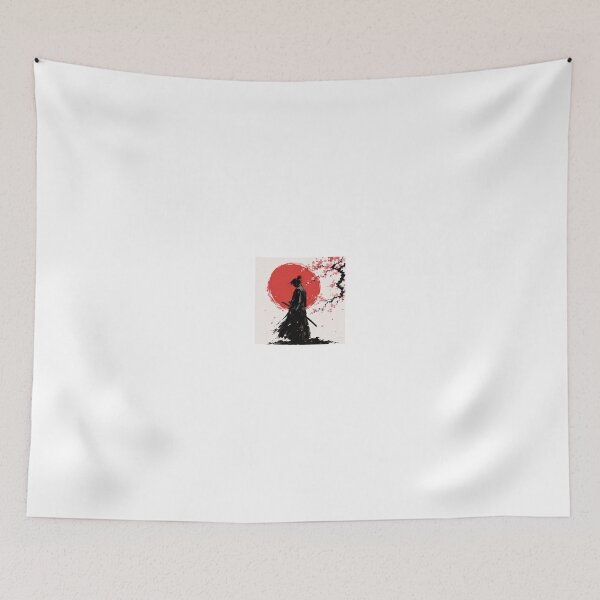 Item preview, Samurai Sakura Japanese Minimalist Art designed and sold by オルフェドリーム.