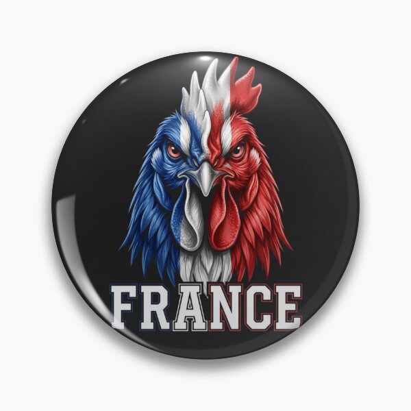Item preview, Team France Patriotic Rooster Flag designed and sold by legendaryskins.