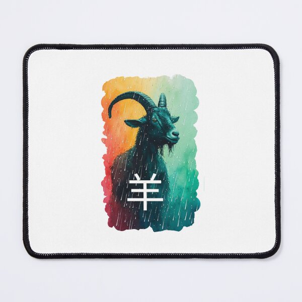 Item preview, Zodiac in the Rain | Year of the Goat designed and sold by halibutgoatramb.