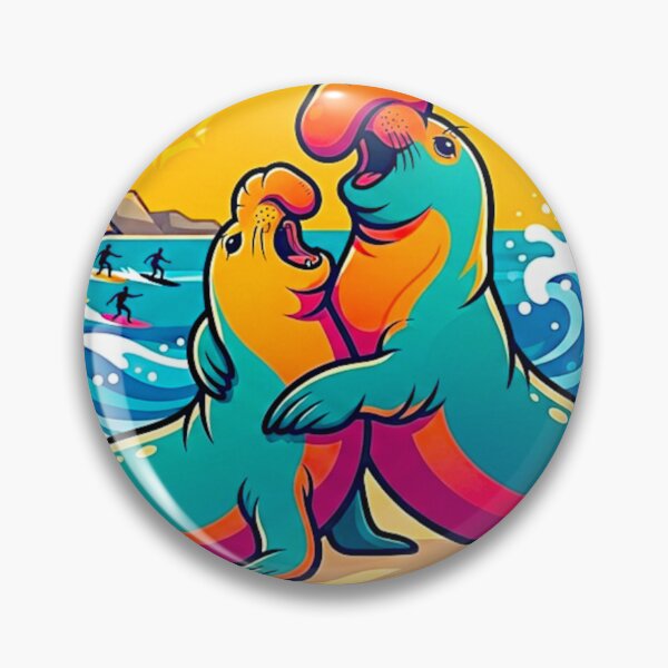 Item preview, Elephant seals  Neil the seal #3 designed and sold by Helios Be. Lavsh.