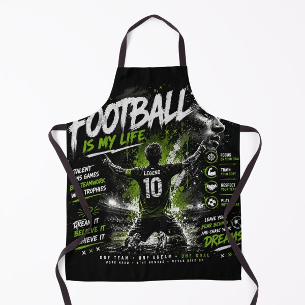 Item preview, Football Is My Life Motivational Sports Design designed and sold by LegendCourt.