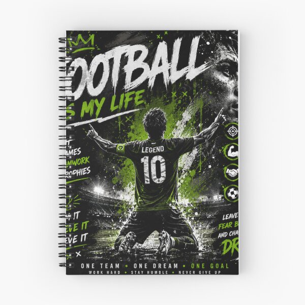 Item preview, Football Is My Life Motivational Sports Design designed and sold by LegendCourt.
