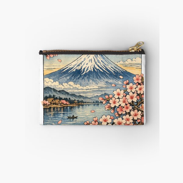 Item preview, Great Mt. Fuji and Sakura Ukiyo-e style designed and sold by JpnArts-Sak981.