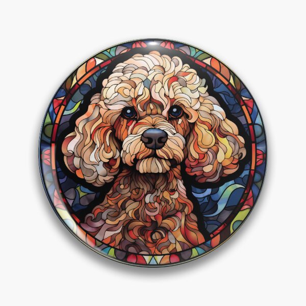 Item preview, Poodle Dog Stained Glass Leadlight Artistic Design Mom Dad designed and sold by rafaeltto.