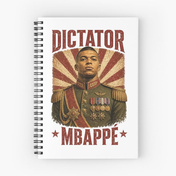Item preview, Funny Dictator Mbappe, Kylian Mbappe Admiral General designed and sold by littlemiscat.