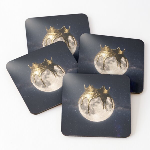 Item preview, Planet Guardian Holding Glowing moon in Space designed and sold by ASTRAL ART LAB.