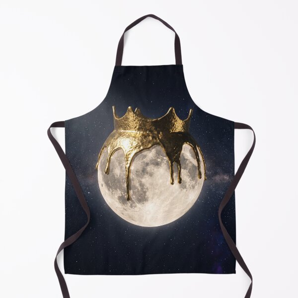 Item preview, Planet Guardian Holding Glowing moon in Space designed and sold by ASTRAL ART LAB.