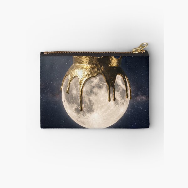 Item preview, Planet Guardian Holding Glowing moon in Space designed and sold by ASTRAL ART LAB.