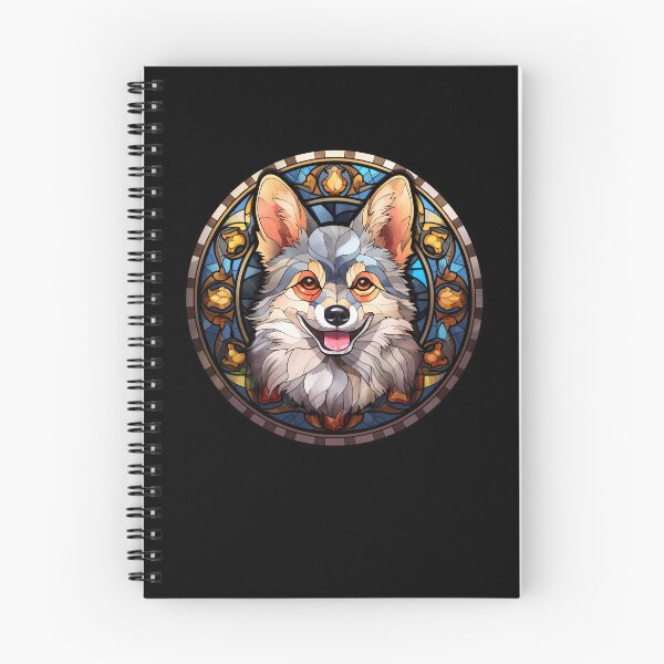 Item preview, Pomsky Dog Stained Glass Leadlight Artistic Design Mom Dad designed and sold by rafaeltto.