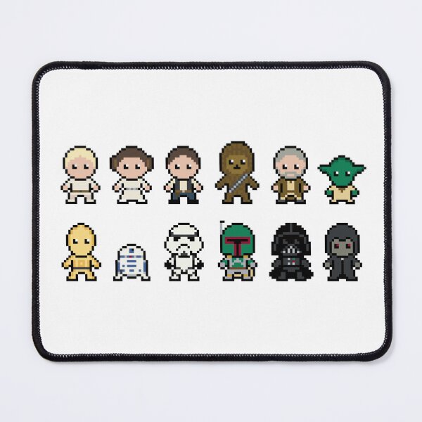 Item preview, Pixel Characters - Space Wars Original Trilogy designed and sold by FancyOwlDesigns.