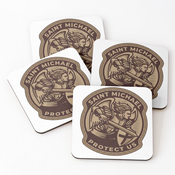 Item preview, Saint Michael the Archangel Protect Us Tactical Emblem designed and sold by interdesigner.